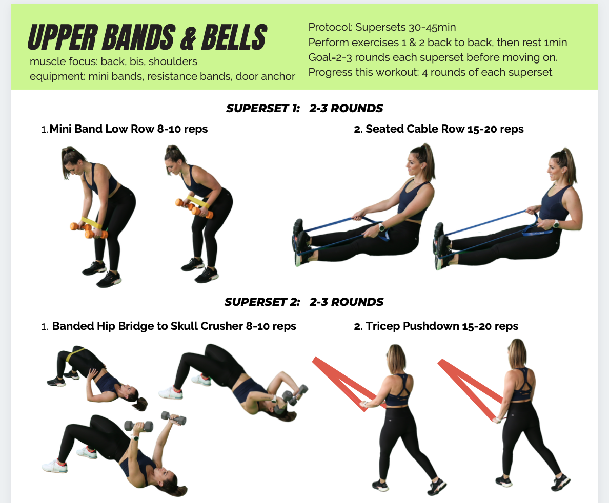 Camp Shred Strength Training Program workouts for athletes Ariana Travelstead